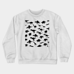 Dinosaur silhouettes Crewneck Sweatshirt